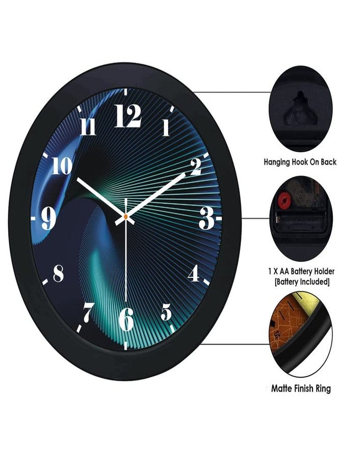 TRENDSTUBE Wall Clock for Home Bedroom Hall Living Room Office | Mute and Quiet Clocks | Home Decorative Art Collection (Pack of 1_WC-19) - Image 2